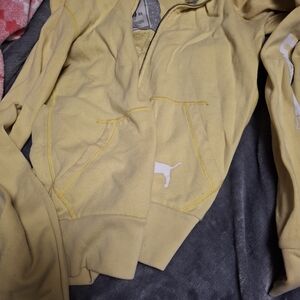 Victoria's Secret Yellow Zip-Up Hoodie